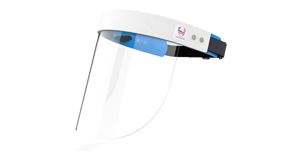 visor with face shield